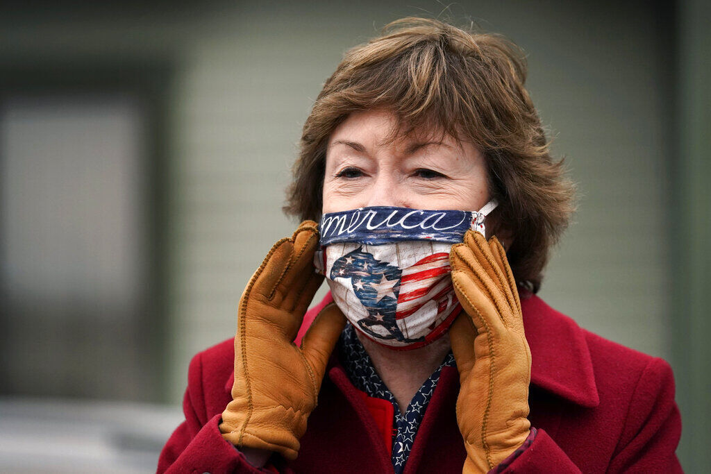APTOPIX Election 2020 Senate Maine